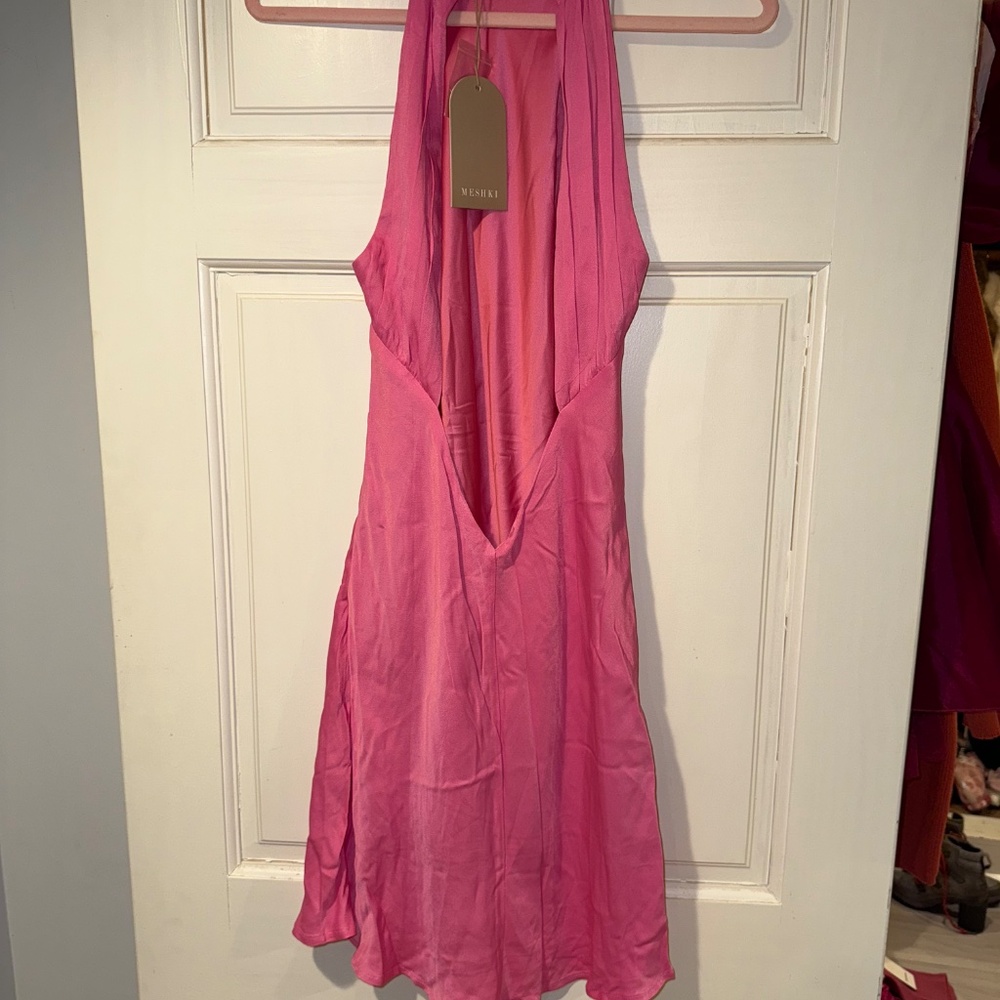 Meshki Claire A Line Minidress Pink size S - Picture 6 of 9
